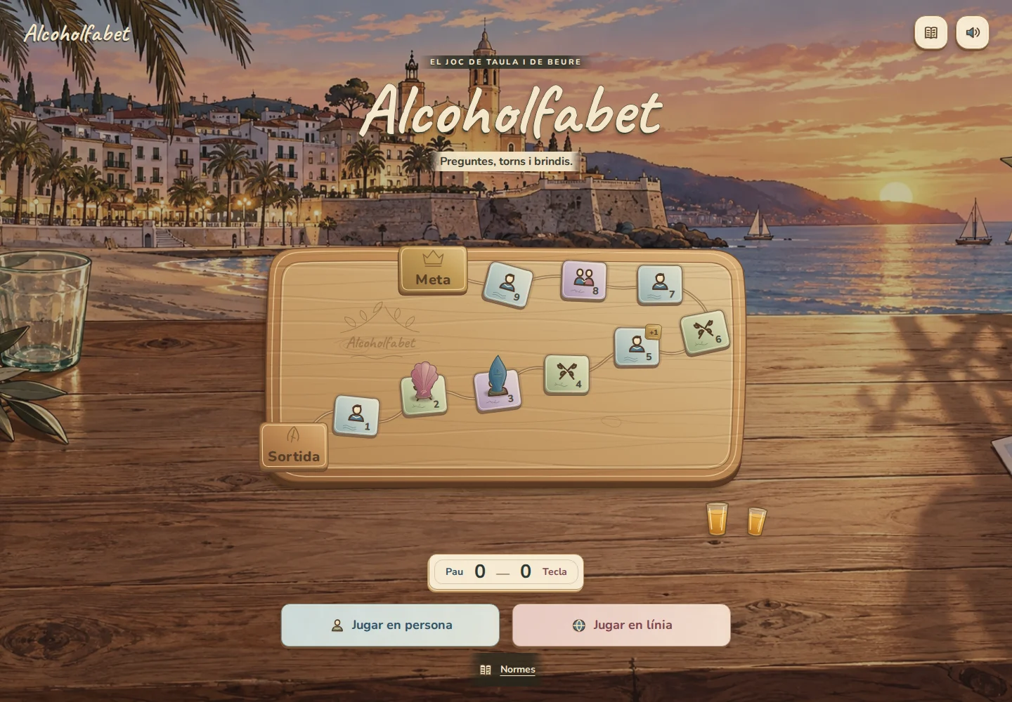 ALCOHOLFABET application screenshot